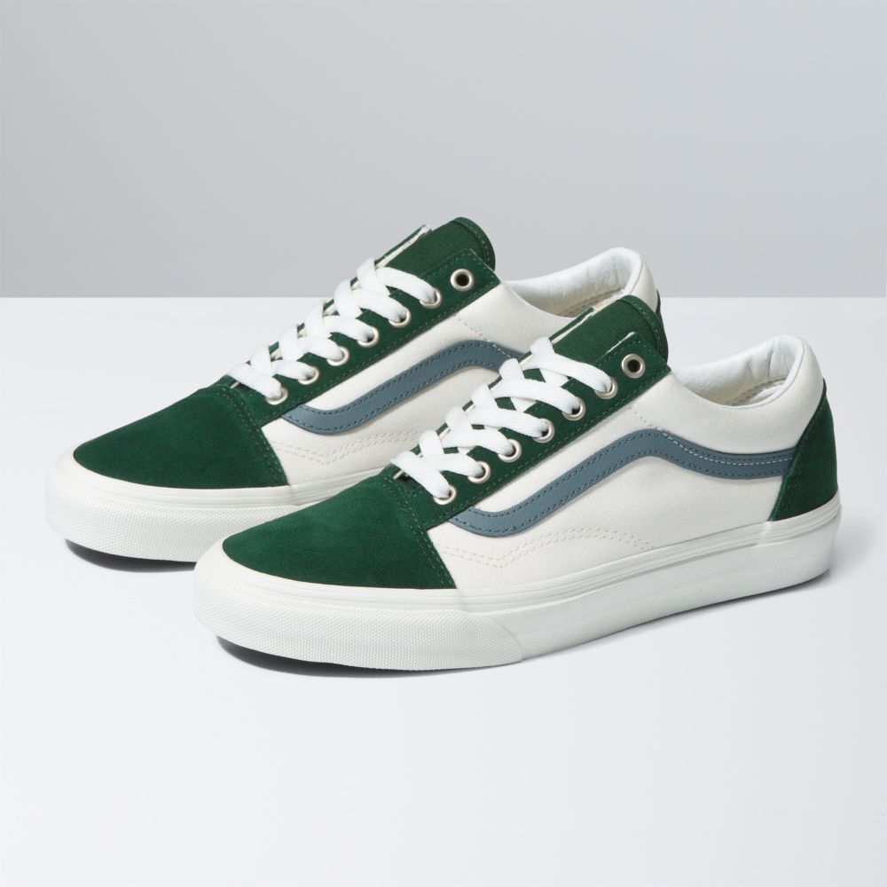 Pánské Classic Vans Old Skool Blankyt Zelene | OQ6738219