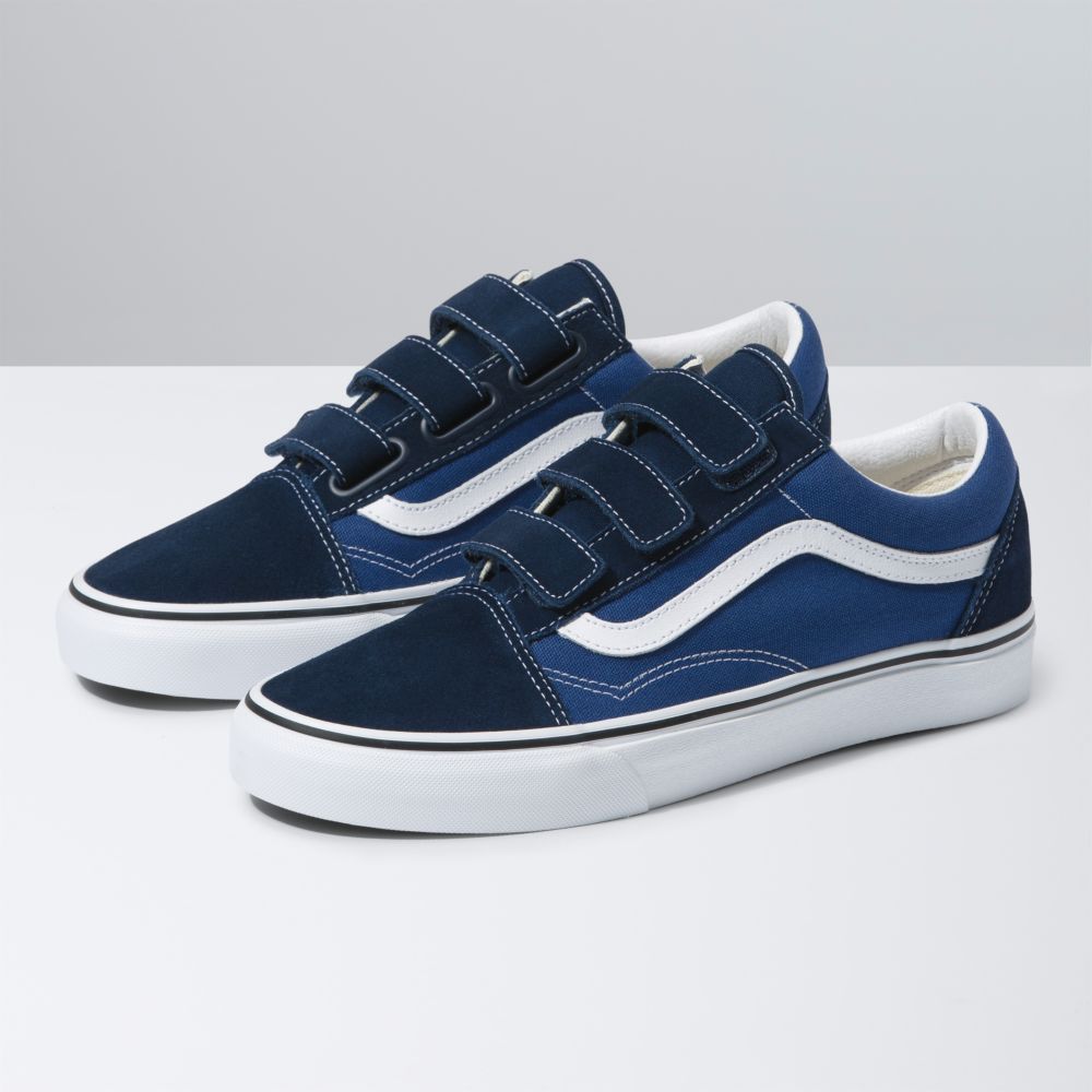 Pánské Classic Vans Old Skool V Blankyt Tmavě Blankyt | KP7918623