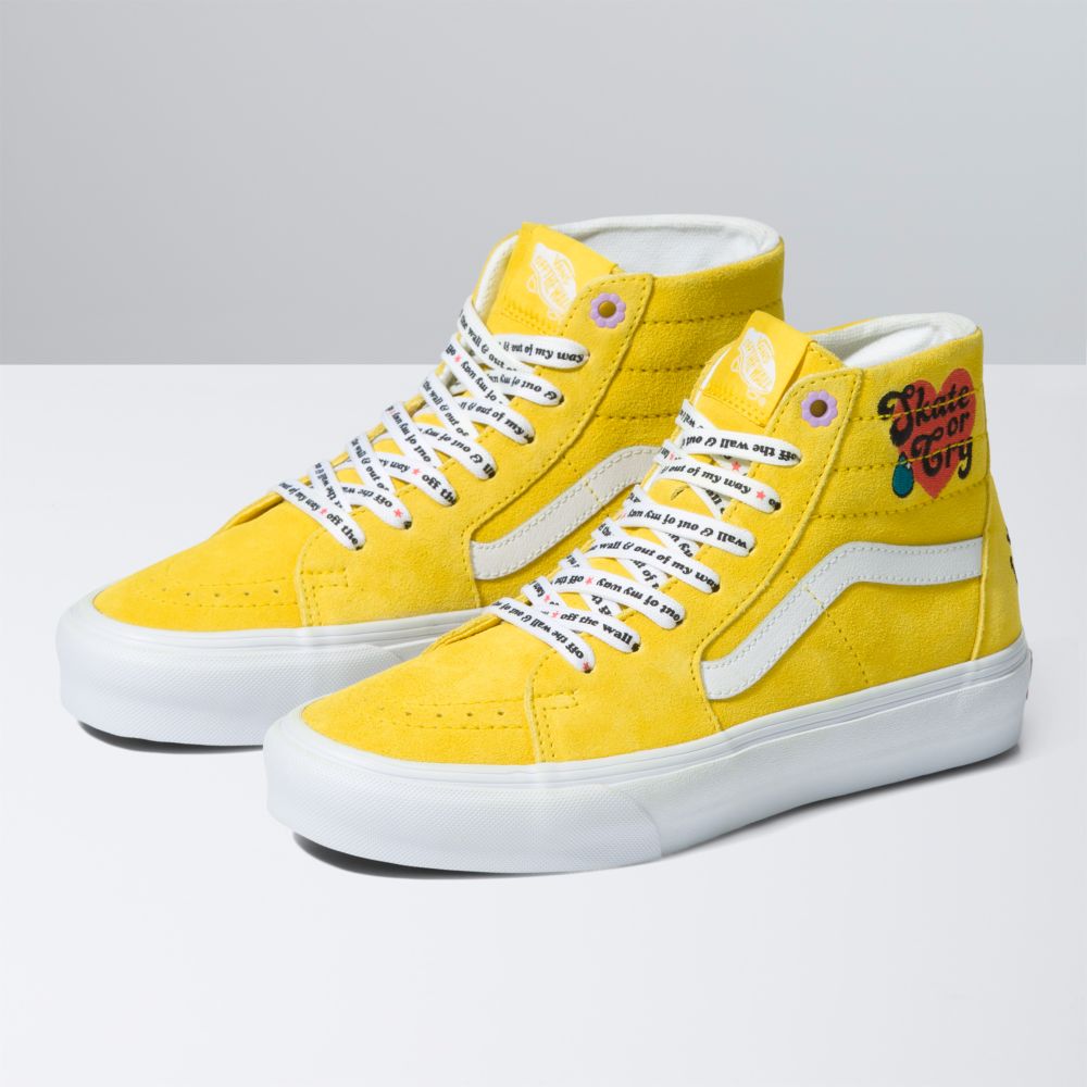 Pánské Classic Vans Sk8-Hi Tapered Žluté | KB2174598