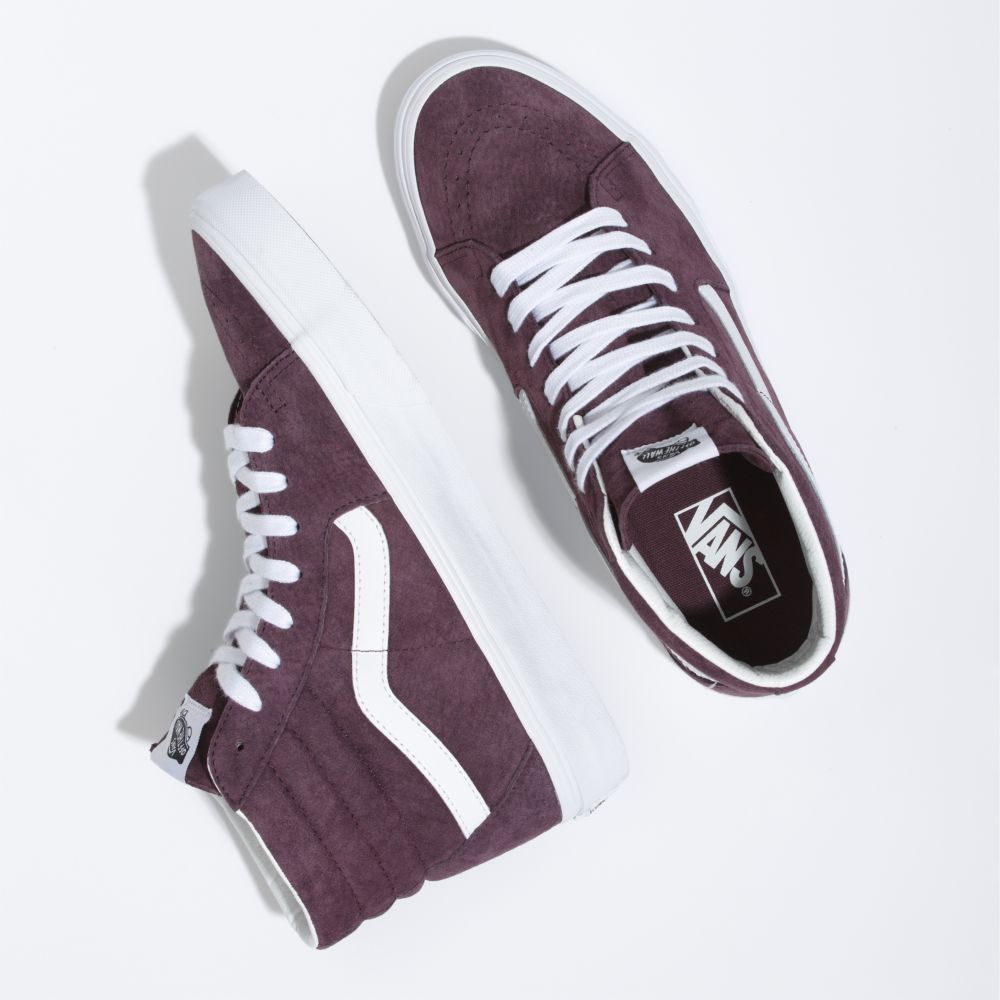 Pánské Classic Vans Sk8-Hi Vínové | OQ1238570