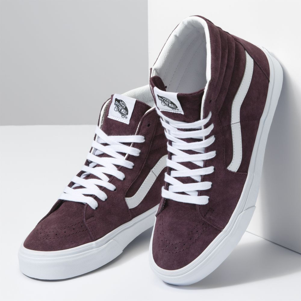 Pánské Classic Vans Sk8-Hi Vínové | OQ1238570