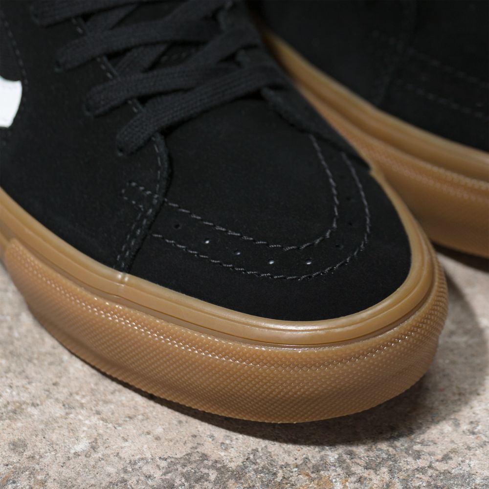 Pánské Classic Vans Sk8-Hi Černé | ZS6503198