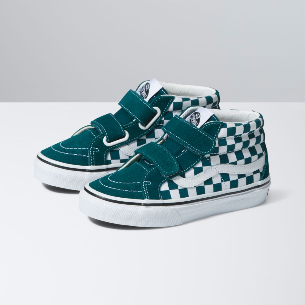 Pánské Classic Vans Sk8-Mid Reissue V Tmavě Tyrkysové | HJ7483619