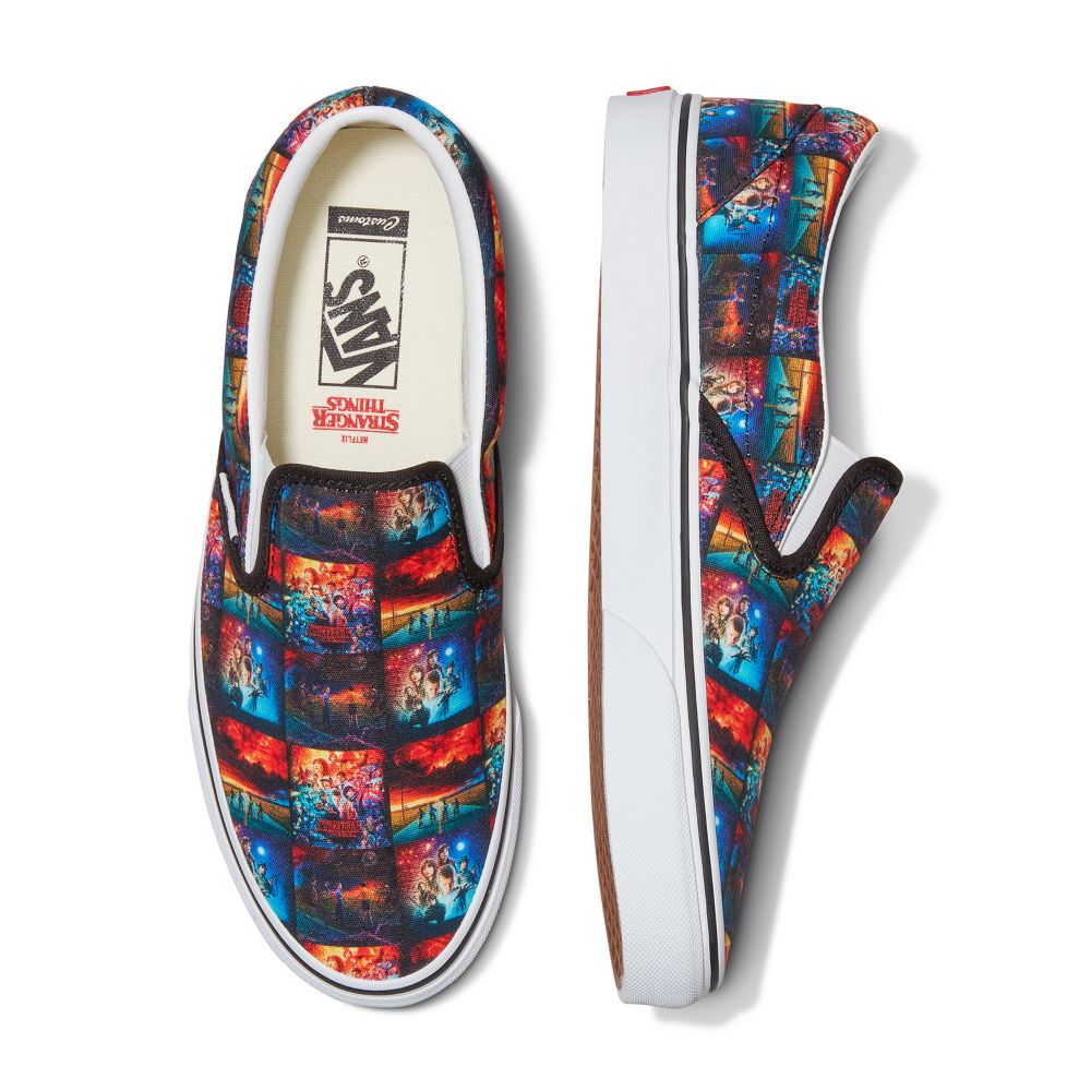 Pánské Classic Vans Stranger Things Customs Poster Art Viacfarebný | CM2173649