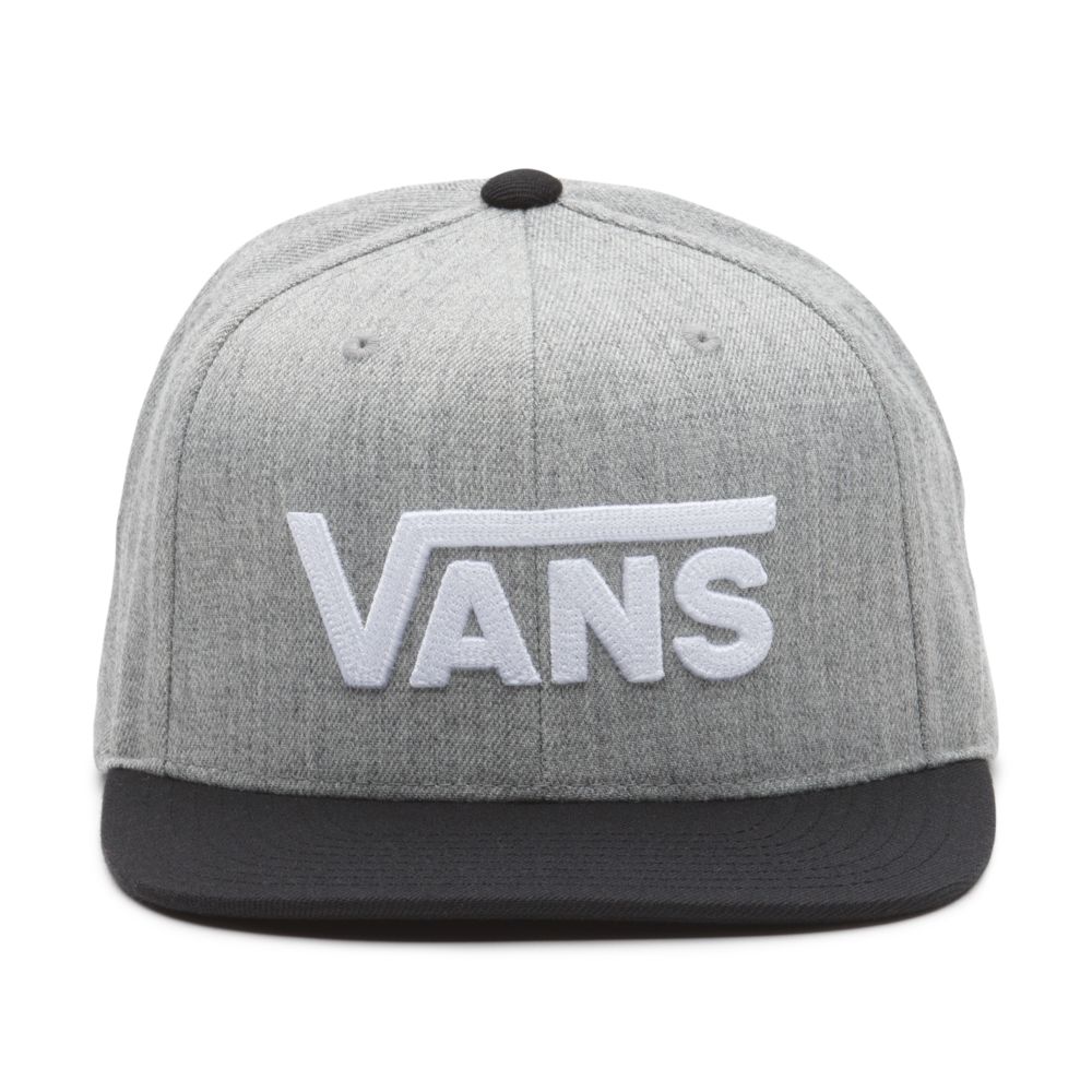 Pánské Klobouky Vans Drop V Snapback Šedé Černé | DJ2761438