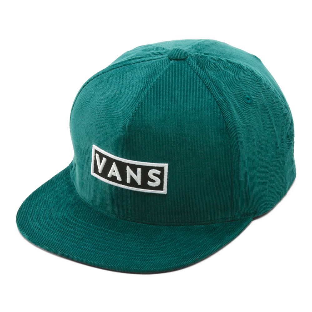 Pánské Klobouky Vans Easy Box Snapback Tmavě Tyrkysové | HT1380745