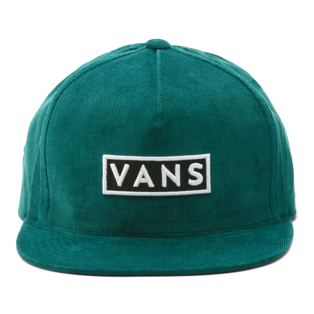 Pánské Klobouky Vans Easy Box Snapback Tmavě Tyrkysové | HT1380745