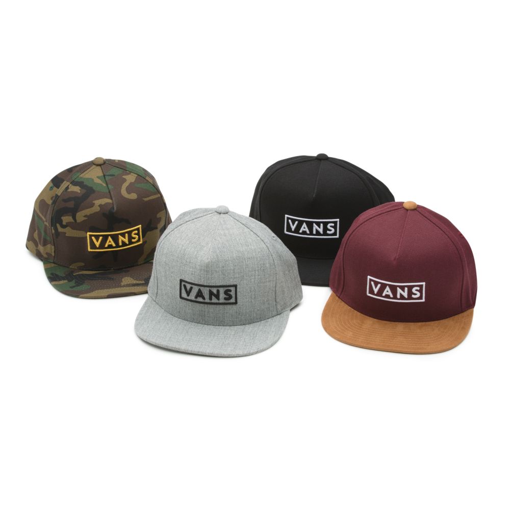 Pánské Klobouky Vans Easy Box Snapback Černé | HK7289436