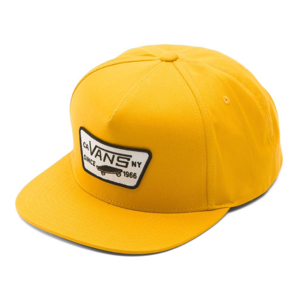 Pánské Klobouky Vans Full Patch Snapback Žluté | VP7543682