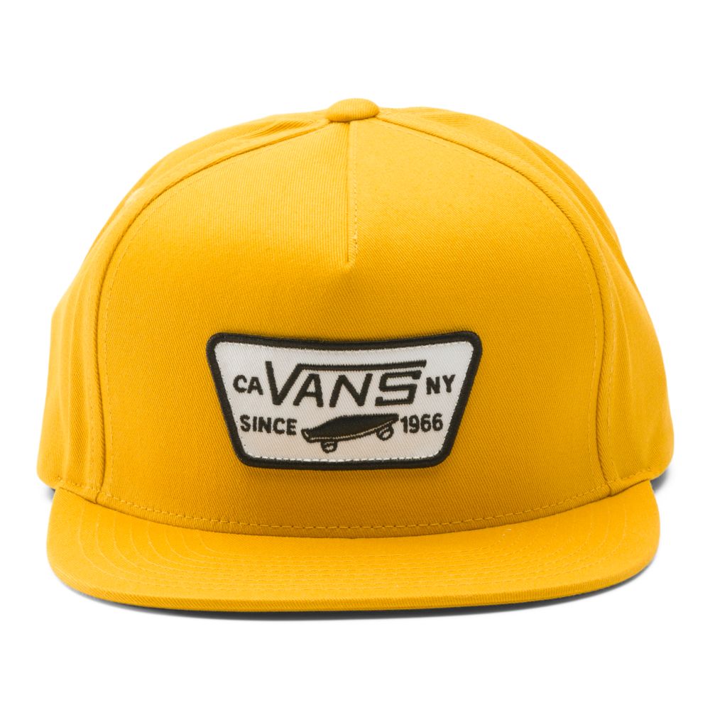 Pánské Klobouky Vans Full Patch Snapback Žluté | VP7543682