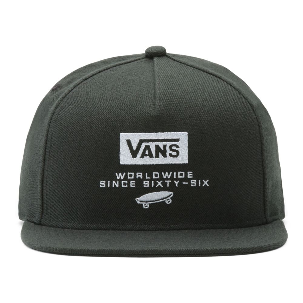 Pánské Klobouky Vans Pressed Snapback Černé | WN6905817