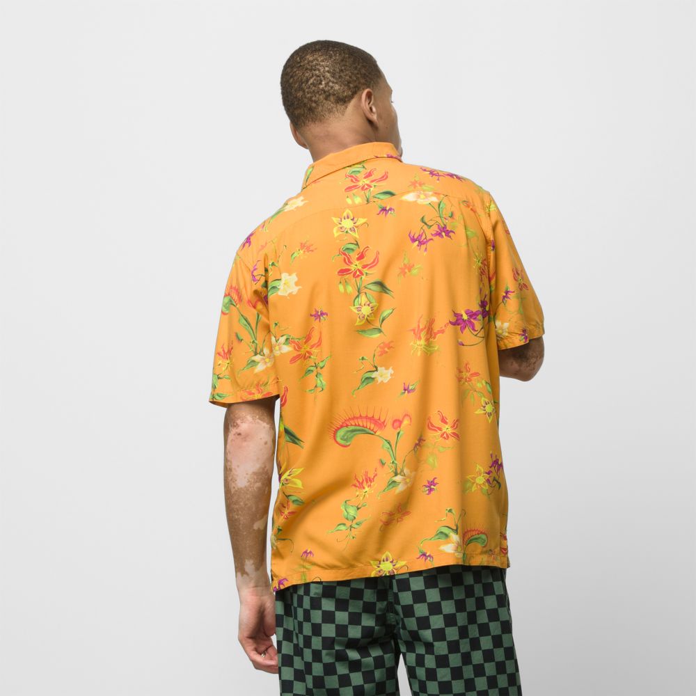 Pánské Košile Vans Fatal Floral Buttondown Žluté | SY0298513