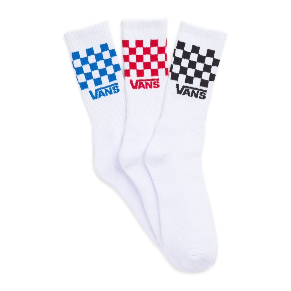 Pánské Ponožky Vans Check Crew 3 Pack Viacfarebný | TN1462075