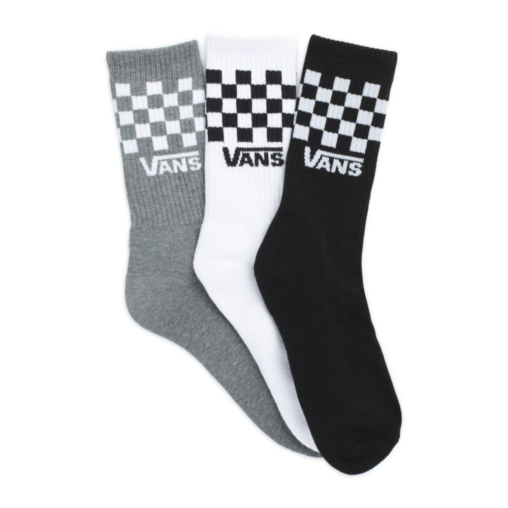 Pánské Ponožky Vans Checkerboard Crew 3 Pack Viacfarebný | FN6571389