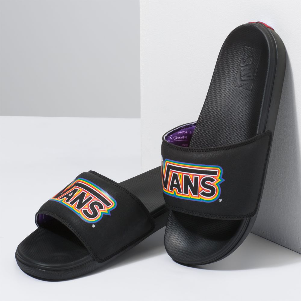 Pánské Sandály Vans Pride La Costa Černé Černé | JC3850416