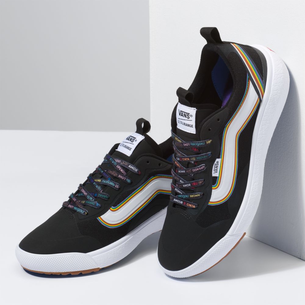 Pánské Sandály Vans Pride UltraRange Exo Černé Bílé | CJ1628470