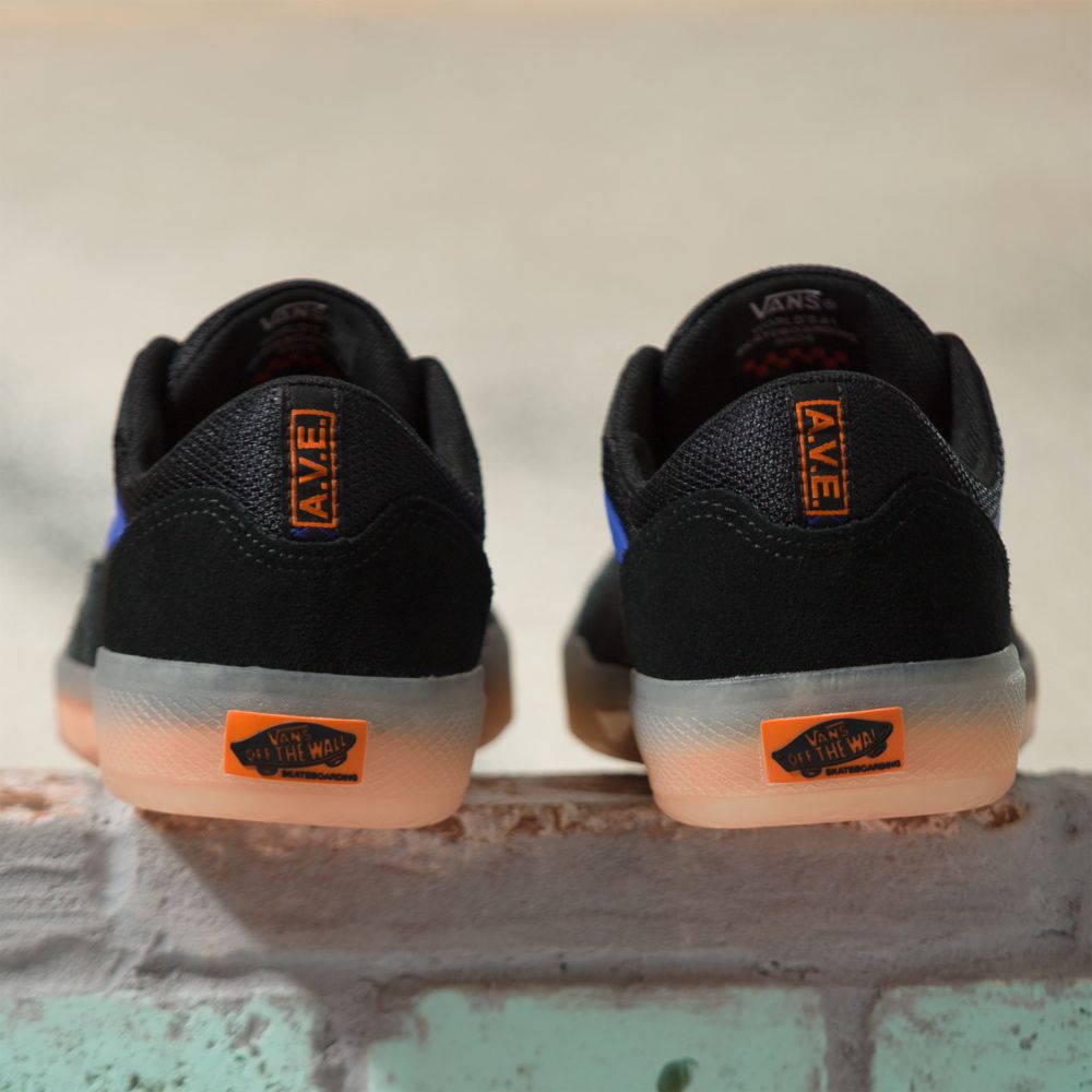 Pánské Skate Boty Vans Atletické Ave Černé Oranžové | YZ4968157