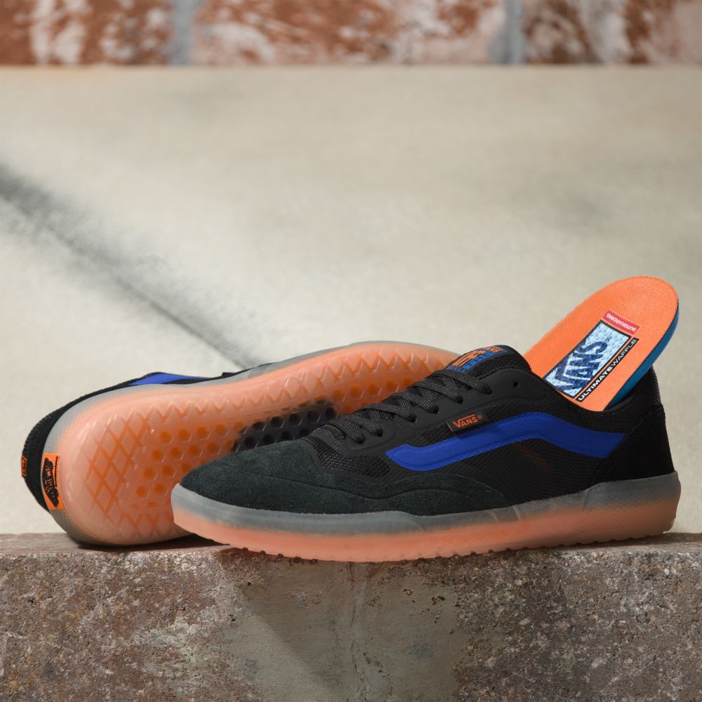 Pánské Skate Boty Vans Atletické Ave Černé Oranžové | YZ4968157