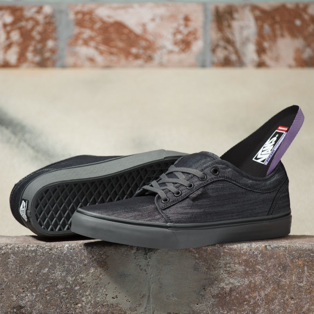 Pánské Skate Boty Vans Chukka Low Blankyt Šedé Černé | UF1978532