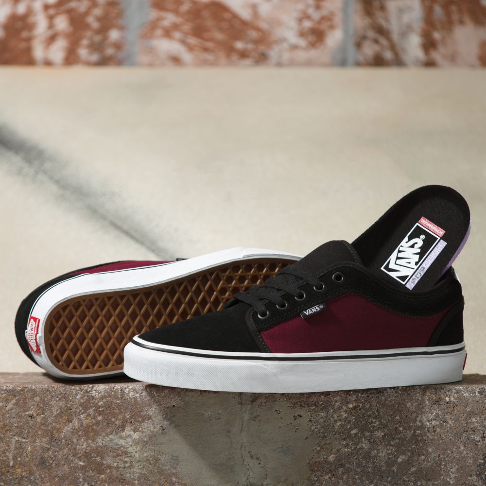 Pánské Skate Boty Vans Chukka Low Černé | UE0463725