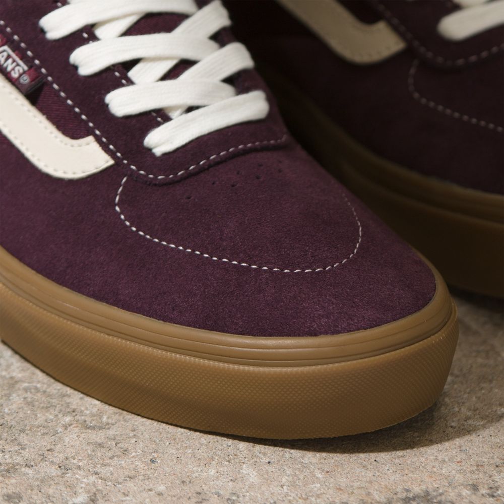 Pánské Skate Boty Vans Semišové Gum Kyle Walker Vínové | ET4796013