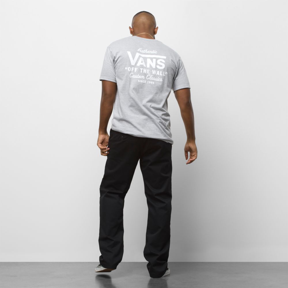 Pánské Tepláky Vans Authentic Chino Relaxed Černé | RX5107348