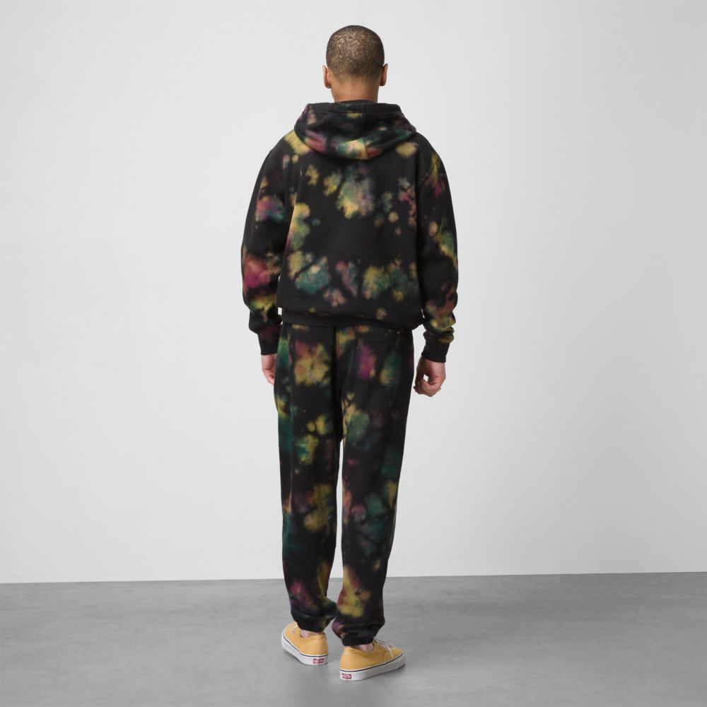 Pánské Tepláky Vans Tri Dye Relaxed Fleece Fialové Tmavě Tyrkysové | YS4105836