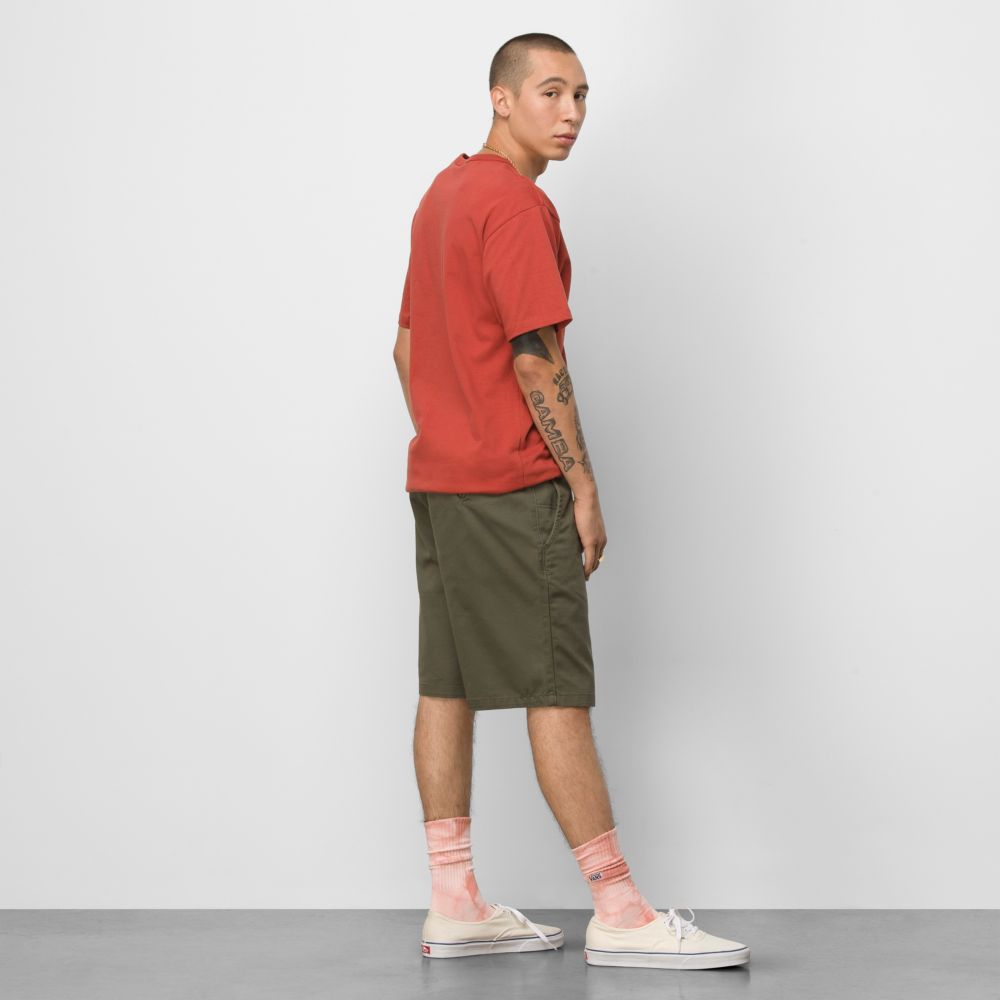 Pánské Šortky Vans Authentic Chino Relaxed 20 Fialové | EY6983102