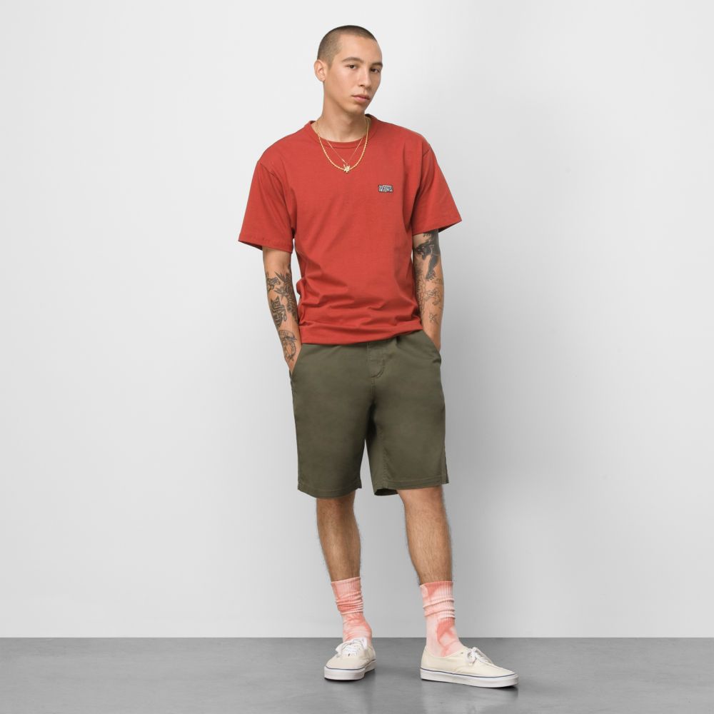 Pánské Šortky Vans Authentic Chino Relaxed 20 Fialové | EY6983102