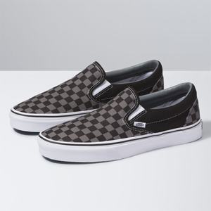 Dámské Classic Vans Checkerboard Černé Blankyt Šedé | KJ8790126