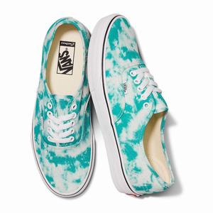 Dámské Classic Vans Customs Teal Acid Wash Authentic Široké Viacfarebný | PO7603214