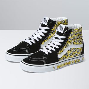 Dámské Classic Vans Mooneyes Sk8-Hi Černé Žluté | XW8965412