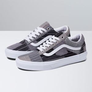 Dámské Classic Vans Old Skool Patchwork Šedé | KA1740263