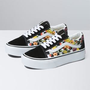 Dámské Classic Vans Old Skool Platformy Černé Viacfarebný | HE5270618