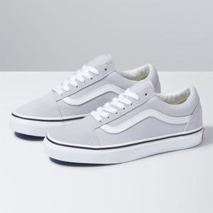 Dámské Classic Vans Old Skool Šedé Bílé | ZT8634027