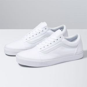 Dámské Classic Vans Platene Old Skool Bílé | DW8219034