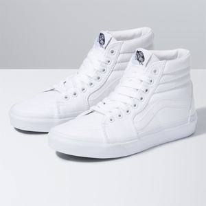 Dámské Classic Vans Sk8-Hi Široké Bílé | HJ3109456