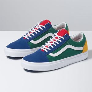 Dámské Classic Vans Yacht Club Old Skool Blankyt Zelene Žluté | NY2504817