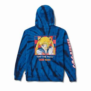 Dámské Mikiny S Kapucí Vans Pretty Guardian Sailor Moon Fleece Tie Dye Blankyt | DZ6123485