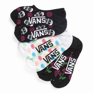 Dámské Ponožky Vans Dia De Muertos Parade Canoodle 3 Pack Černé Viacfarebný | IY3726458