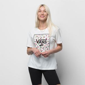 Dámské Tričko Vans Poppy Box Relaxed Crew Viacfarebný | PJ4860239