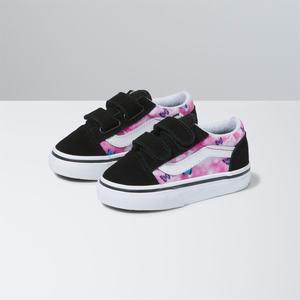 Dětské Classic Vans Butterfly Dream Old Skool V Fuchsie Červené Bílé | ES2380671