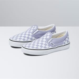 Dětské Classic Vans Checkerboard Classic Levandule Bílé | TZ5936240