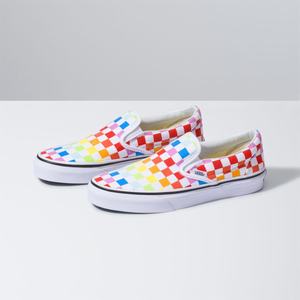 Dětské Classic Vans Checkerboard Viacfarebný Bílé | IP8970125