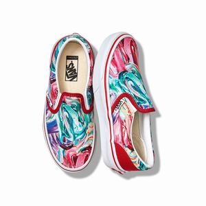 Dětské Classic Vans Customs Brush Strokes Viacfarebný | TS5814396