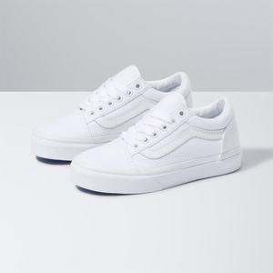 Dětské Classic Vans Old Skool Bílé Bílé | OW3856721