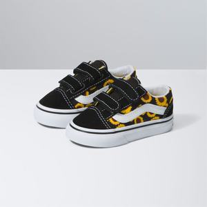 Dětské Classic Vans Old Skool V Černé Žluté | MA0189537