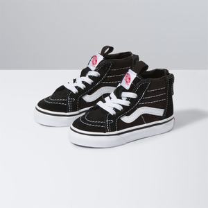 Dětské Classic Vans Sk8-Hi Zip Černé Bílé | YK6574981