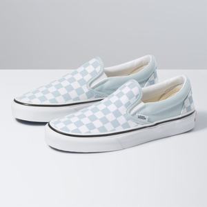 Pánské Classic Vans Checkerboard Blankyt Bílé | HD2591806