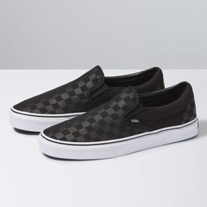 Pánské Classic Vans Checkerboard Černé Černé | DU8943512